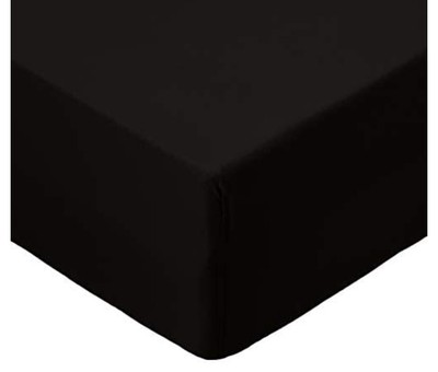 Amazon Basics Mikrofaser Spannbettlaken, Single, Schwarz