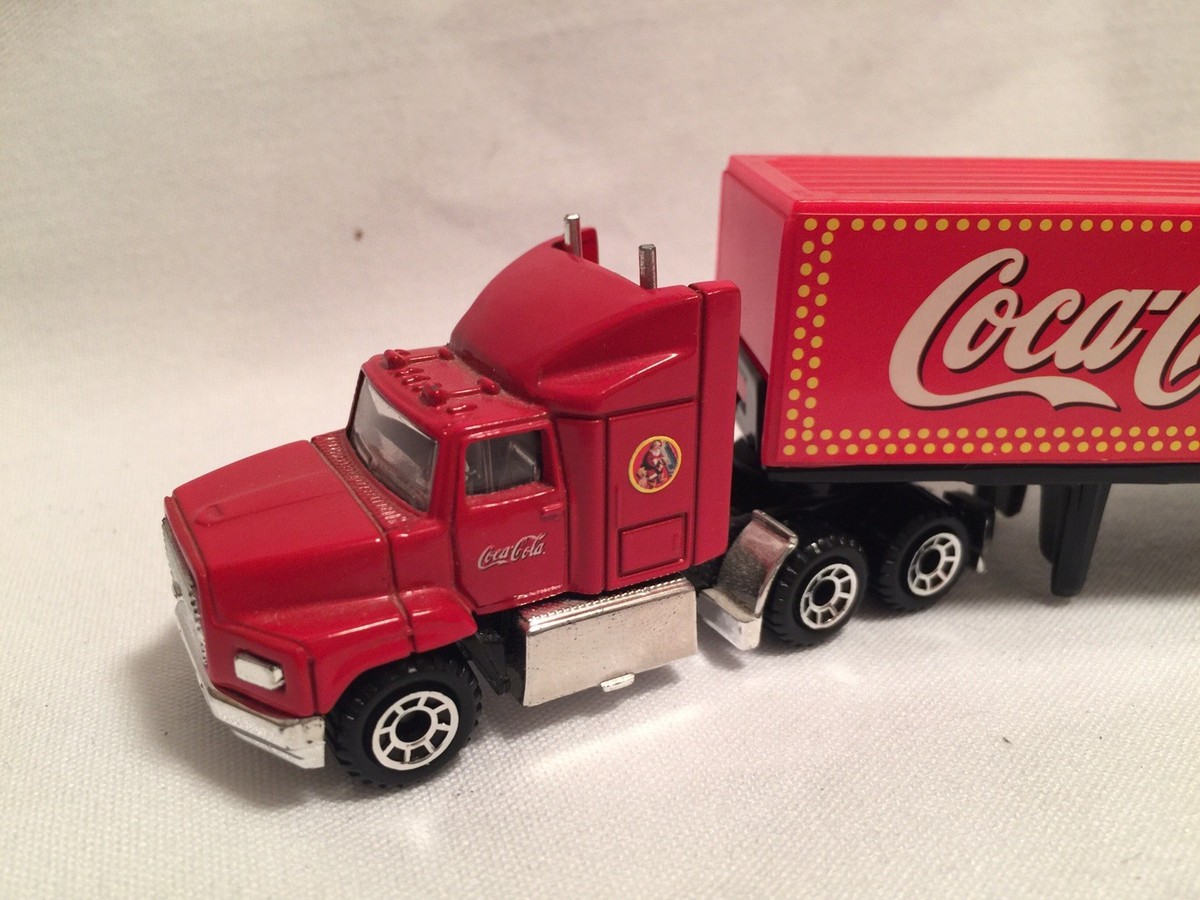 COCA COLA SANTA CLAUS MATCHBOX PETERBILT TRUCK & TRAILER