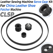 Leather Sewing Machine Servo Gear Belt Pulley Kit For China Leather Shoe Patcher
