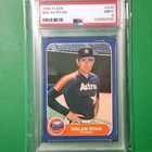 1986 Fleer Nolan Ryan #310 PSA 9 Houston Astros Baseball Card