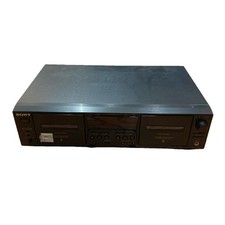 SONY TC-WE475 Dual Twin Cassette Tape Recorder Player Deck Needs Belts