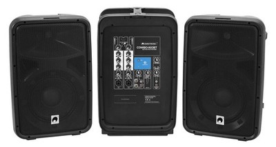 Tragbares 160W all-in-one PA-System für mobile Live- & DJ-Events + 6-Kanal Mixer