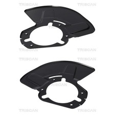 2X TRISCAN SPRITZBLECH BREMSSCHEIBE VORNE LI+RE passend für OPEL ASTRA ZAFIRA