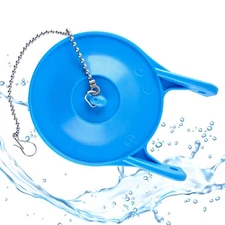 1 PCS Toilet Flapper Ultra High Performance Baffle 3-Inch Flush Valves Blue