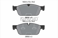Bremsbelagsatz BremsklöTze FüR Mercedes-Benz M-Klasse 166 W166 GLE Gl-Klasse