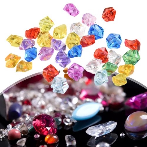 Colorful Acrylic Gemstones for Kids Decorate Vases Parties (60 characters) - Picture 3 of 24