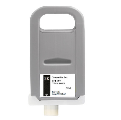 PFI-707 Black Ink Cartridge Tank Fit Canon iPF830 IPF840 IPF850 BK