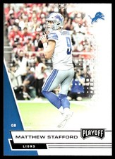 Matthew Stafford 2020 Panini Playoff #167 Lions NFL READ FREE SHIP AutographDen
