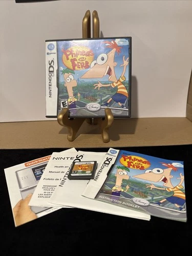 Disney Phineas And Ferb Nintendo DS 2008 Complete Game, Case, And Manual CIB