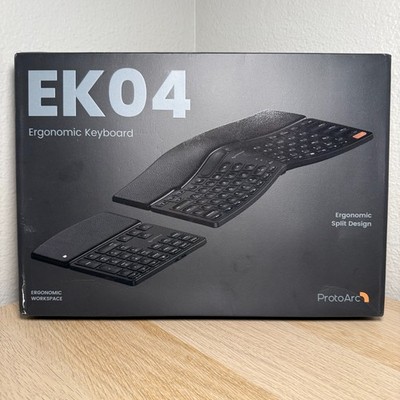 ProtoArc Wireless Ergonomic Keyboard, EK04 2.4GHz Wireless Ergo Keyboard
