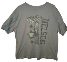 Willie Nelson Zion Rootswear Graphic T-Shirt Mens L Outlaw Country Music Tee min
