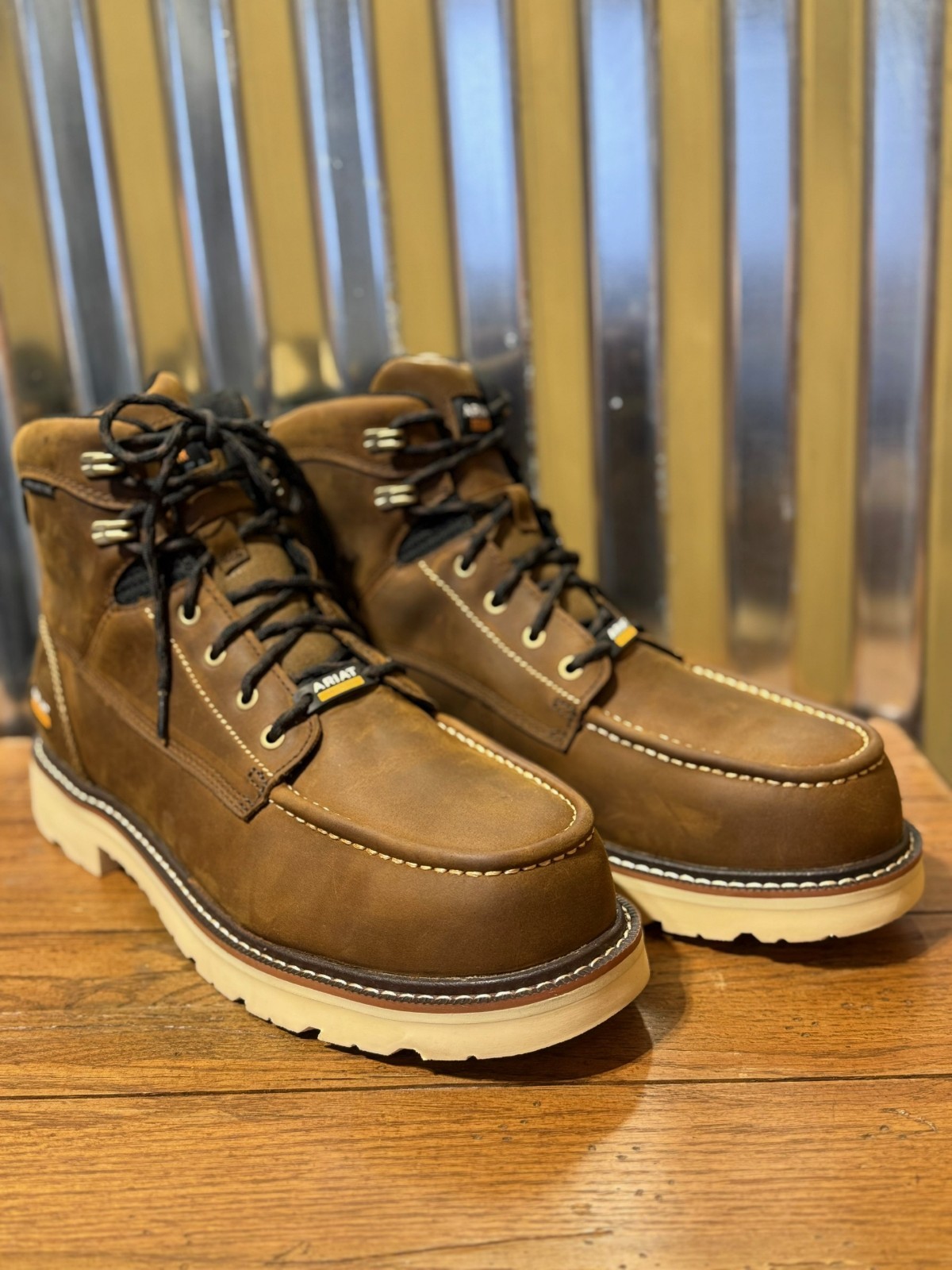 Ariat Rebar Lift 6 Inch Waterproof Composite Toe Work Boots Size 13