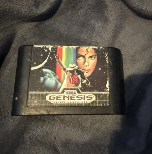 Michael Jackson's Moonwalker (Sega Genesis, 1990) Cart Only Authentic