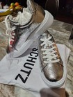 Schutz S Raver Silver Metallic Sparkle Sneakers Lady's US 7.5 — photo 1