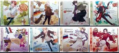 Anime Hetalia Axis Powers Character CD Vol.1-8 Complete Set Mini Drama Japan