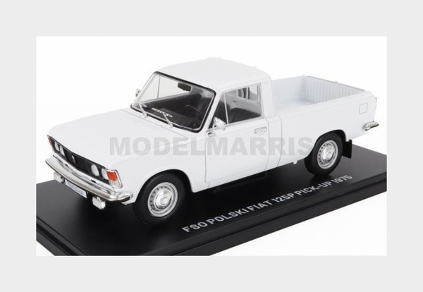 Edicola VQR052 Polski Fiat - 125P PICK-UP 1975 - Weiß - 1/24-image