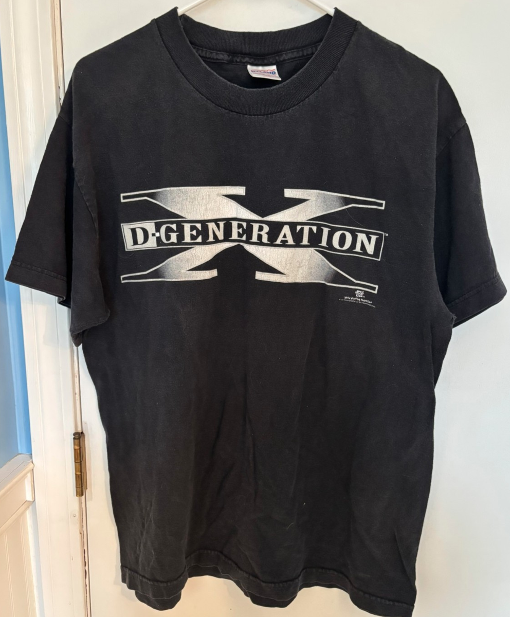 WWF D-GENERATION X ヴィンテージTシャツ VTG 1997 WWF D-Generation X Shirt L Large DX Wrestling 1990's WWE