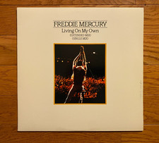 Freddie Mercury - Living On My Own 12" Columbia 1985 Pressing Queen Promo