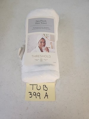 Spa Plush Hair Towel White - Threshold 