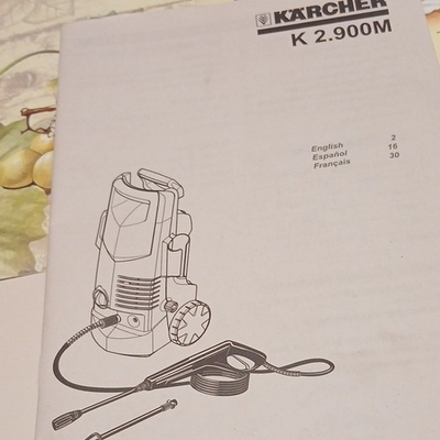 #ad #ad Karcher K 2.900M Pressure Washer Owner’s Manual Guide English Spanish French $45.00