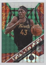 2019-20 Panini Mosaic Will to Win Green Mosaic Prizm Pascal Siakam #8
