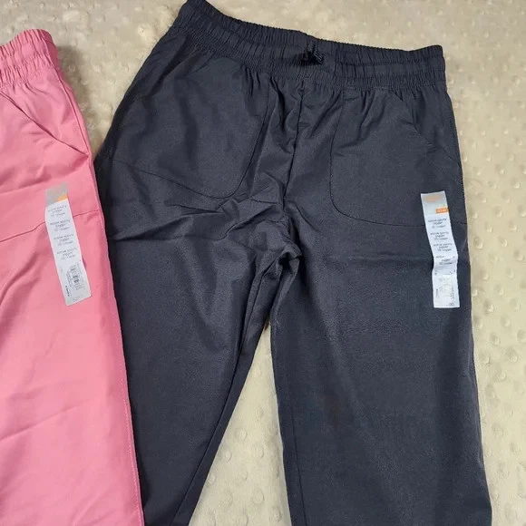 NUEVO CON ETIQUETAS 2 pares de joggers deportivos rosas y negros de jumping beans NUEVO elásticos  Foto 2 de 4