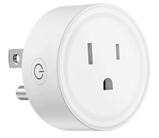 Mini Plug intelligent, Wi-Fi 10A Socket, Compatible avec Alexa et Google Home