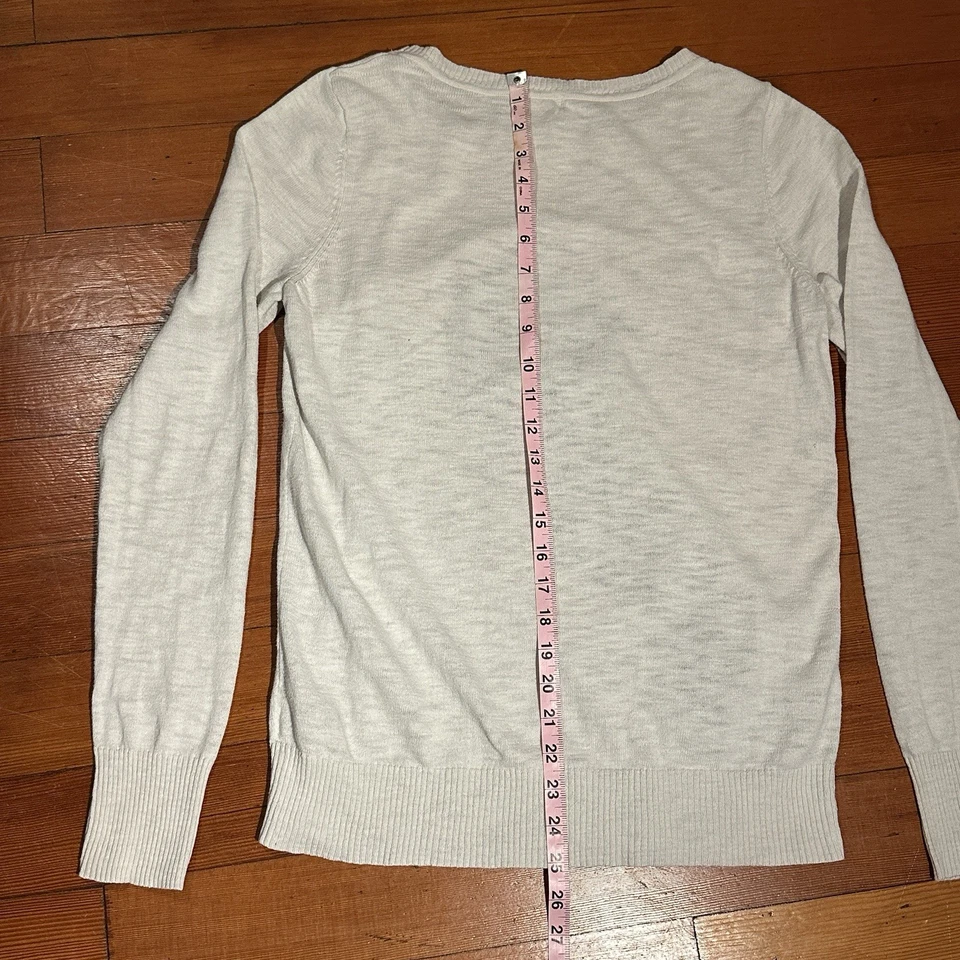 Mossimo Mujer Grande Suéter Cuello Redondo Pullover Cárdigan Jirafa Estampado Animal Foto 3 de 4