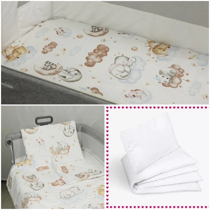 5 pc bedding set for bedside crib chicco next to me animals on clouds boy girl
Opens in a new window