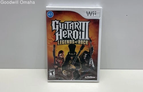 Nintendo Wii - Guitar Hero III Legends of Rock [Not For Resale] - NEW - SEALED!!