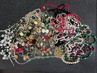 5 Pounds lbs Jewelry Costume Vintage Mix necklaces earrings brooches