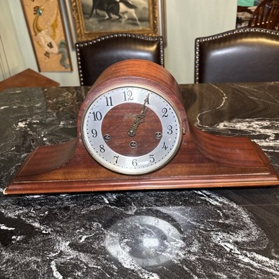 Vintage Welby Elgin Mantel Clock Hermle 340-020 Westminster Chime