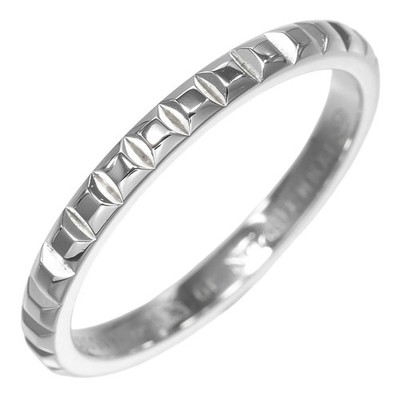 Boucheron Quatre Courtesy Paris Small Ring Pt950Platinum #4.9(US Size) 2.7...