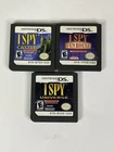 Nintendo DS - I Spy Game Pack - I Spy Universe / Fun House - Castle Lot 3 Tested