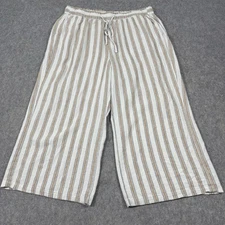 AVA & VIV Wide Leg Pant For Women's Size 2X (Actual 39x26) Multicolors Stripes