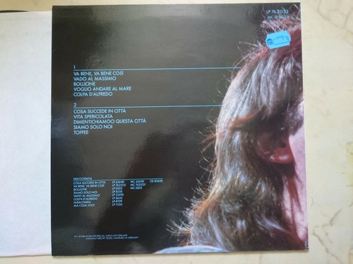 VASCO ROSSI Va Bene! *1986 SWISS/GERMAN TELDEC LP*NM* - Bild 2 von 4