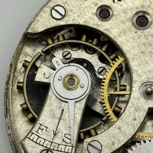 43mm Vintage Stayte 15 Jewels Swiss Made Pocket Watch Movement PARTS REPAIR - Picture 11 of 16