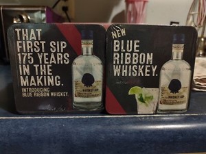 デッドストック 約200枚！ パブスト ブルーリボン コースター セット 激レア 激レア！デッドストック 未使用品 パブスト ブルーリボン ビール