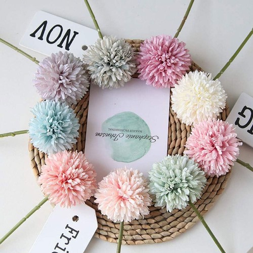 10PCS Artificial Dandelion Flowers Home Decor Wedding Party Plastic Floral AU - Picture 4 of 22