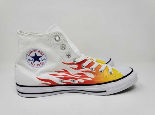 white flame converse