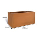 Garden Steel Planter Metal Planter Tree Flower Planter Box for Outdoor Yard Deck