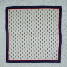 M824 Polo RALPH LAUREN RL Logo Cotton Scarf Scarves Pocket Square 19" X 19.5"