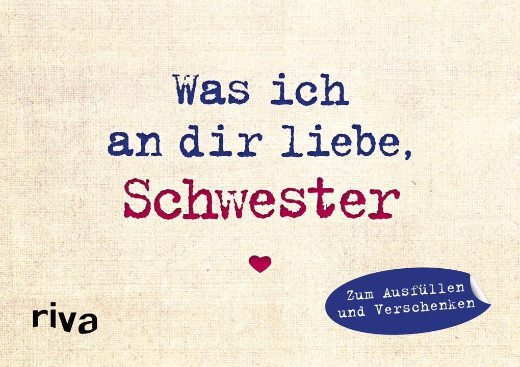 Was Ich An Dir Liebe, Schwester - Miniversion | Alexandra Reinwarth |