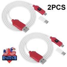 2pcs EDL 2-in-1 Cable 9008 Mode Deep Flash Mode USB C Micro Unlock Flash BEA