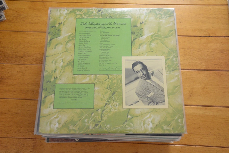DUKE ELLINGTON "CARNEGIE HALL CONCERTS JAN 1946" LP 12" VINYL RECORD VG++ [75] - Image 2 of 4