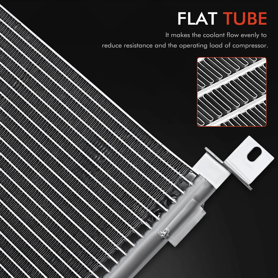 Condensador de aire acondicionado con soporte para Dodge Neon 2000-2005 SX 2.0 Chrysler Plymouth Foto 3 de 4