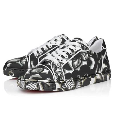 Christian Louboutin VIEIRA ORLATO Petunia Floral Low Top Leather