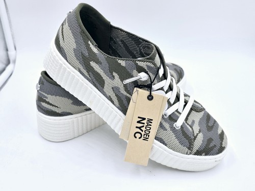 MADDEN NYC WOMEN CAMOFLAUGE SNEAKER SHOES US SIZE 7.5W COMFORT FOAM INSOLE - Picture 4 of 11
