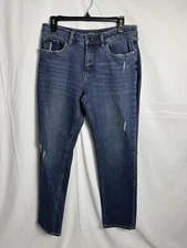 FDJ 8 Blue Medium Wash Girlfriend Jeans