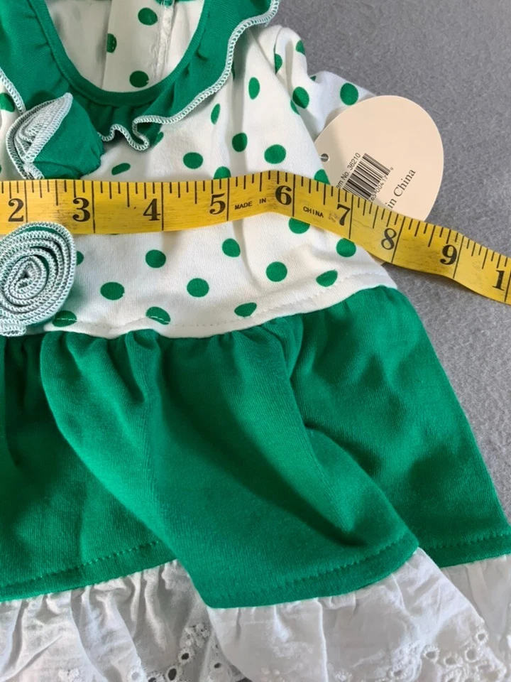 Собака N Togs розовый платье цветы XS игрушка породы воротник в горошек кружева - Изображение 3 из 4